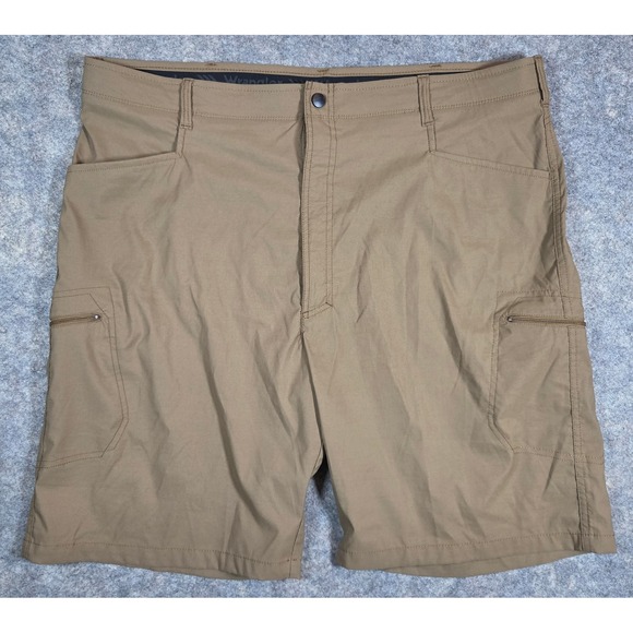 Wrangler Other - Wrangler Outdoor Series Mens Cargo Shorts Tan Khaki Stretch Size 42 Summer